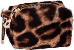PoisePup Wildest One Leather Poop Bag Dispenser, Leopard slide 1 of 3