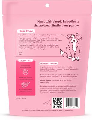 Show full view: Poke's More Cheez Please Soft & Chewy Dog Treats, 8-oz bag slide 3 of 8