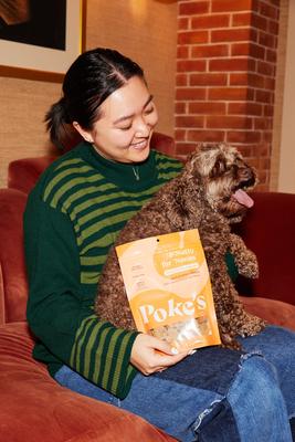 Show full view: Poke's PB'Nana Pie Biscuit Crunchy Dog Treats, 8-oz bag slide 7 of 8