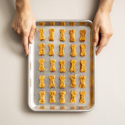 Show full view: Polkadog Chicken Littles Bone Shaped Dehydrated Dog & Cat Treats, 7-oz bag slide 4 of 8