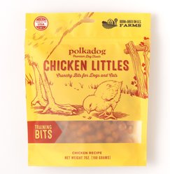 Polkadog Chicken Littles Training Bits Dehydrated Dog & Cat Treats, 7-oz bag