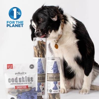 Show full view: Polkadog Cod Skin Shorties Dehydrated Dog & Cat Treats, 2-lb bag slide 7 of 8