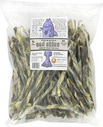 Polkadog Cod Skins Dehydrated Dog & Cat Treats, 2-lb bag