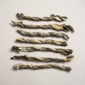 Polkadog Cod Skins Dehydrated Dog & Cat Treats, 2-lb bag