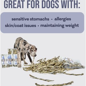 Polkadog Cod Skins Dehydrated Dog & Cat Treats, 2-lb bag