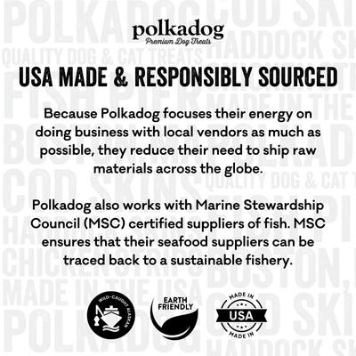 Show full view: Polkadog Cod Skins Shorties Dehydrated Dog & Cat Treats, 2-oz bag slide 5 of 7