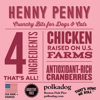Show full view: Polkadog Henny Penny Bits Crunchy Dog Treats, 7-oz bag slide 3 of 6
