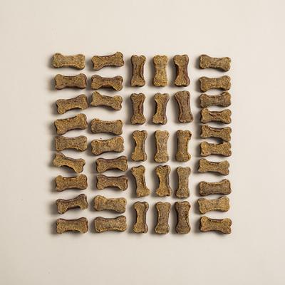Show full view: Polkadog Lucky Duck Bone Shaped Dehydrated Dog Treats, 7-oz bag slide 4 of 7