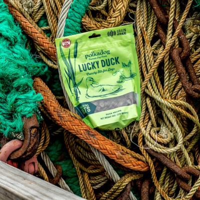 Show full view: Polkadog Lucky Duck Training Bits Dehydrated Dog Treats, 7-oz bag slide 5 of 6