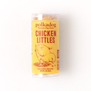 Polkadog Sfizis Chicken Little Recipe Dehydrated Dog Treats, 2-oz tube