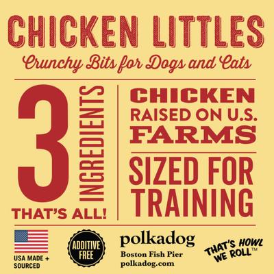 Show full view: Polkadog Sfizis Chicken Little Recipe Dehydrated Dog Treats, 2-oz tube slide 3 of 6