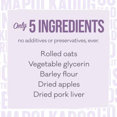 Show full view: Polkadog Wonder Nuggets Apple & Pork Soft & Chewy Dog Treats, 10-oz bag slide 5 of 6