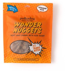Polkadog Wonder Nuggets Peanut Butter Flavor Soft & Chewy Dog Treats, 10-oz bag slide 1 of 7