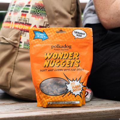 Show full view: Polkadog Wonder Nuggets Peanut Butter Flavor Soft & Chewy Dog Treats, 10-oz bag slide 8 of 9