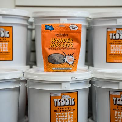 Show full view: Polkadog Wonder Nuggets Peanut Butter Flavor Soft & Chewy Dog Treats, 10-oz bag slide 6 of 9
