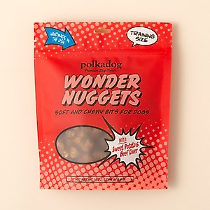 Polkadog Wonder Nuggets Sweet Potato & Beef Soft & Chewy Dog Treats, 10-oz bag