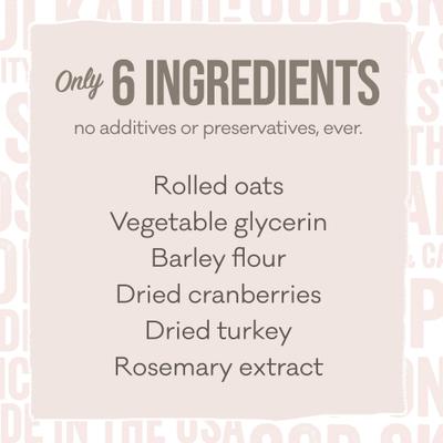 Show full view: Polkadog Wonder Nuggets Turkey & Cranberry Flavor Soft & Chewy Dog Treats, 10-oz bag slide 5 of 8