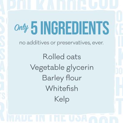 Show full view: Polkadog Wonder Nuggets Whitefish & Kelp Soft & Chewy Dog Treats, 10-oz bag slide 5 of 8