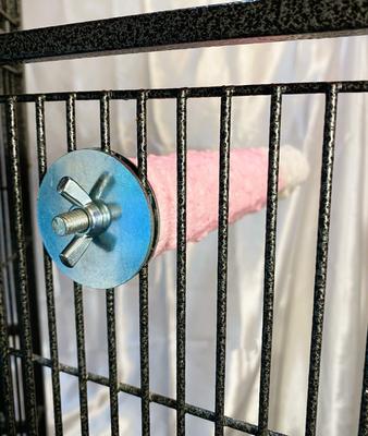 Show full view: Polly's Pet Products Banana Split Cuttlebone & Calcium Bird Perch, Pink & White, Large slide 6 of 11