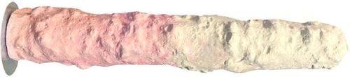 Show full view: Polly's Pet Products Banana Split Cuttlebone & Calcium Bird Perch, Pink & White, Medium slide 5 of 11