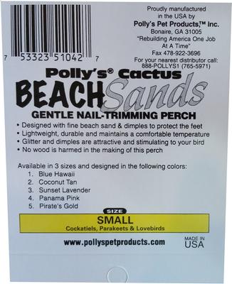 Show full view: Polly's Pet Products Beach Sands Bird Perch, Color Varies, Small slide 5 of 7