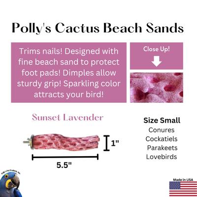 Show full view: Polly's Pet Products Beach Sands Bird Perch, Purple, Small slide 7 of 11