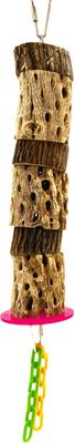 Show full view: Polly's Pet Products Cactus Delights Bird Toy, Brown, Large slide 1 of 10