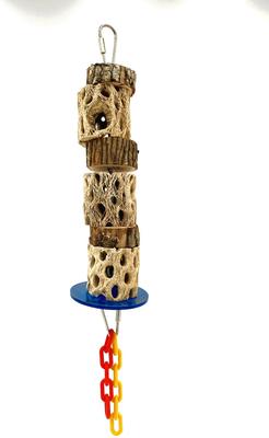 Show full view: Polly's Pet Products Cactus Delights Bird Toy, Brown, Medium slide 8 of 10