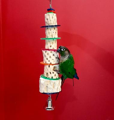 Show full view: Polly's Pet Products Cactus Tower Bird Toy, Large slide 2 of 3