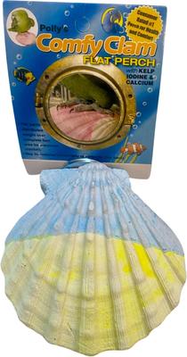 Show full view: Polly's Pet Products Comfy Clam Flat Bird Perch, Large slide 1 of 10