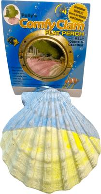 Show full view: Polly's Pet Products Comfy Clam Flat Bird Perch, Small slide 1 of 9