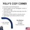 Show in main carousel: Polly's Pet Products Cozy Corner Bird Perch, Blue, Medium slide 2 of 8
