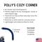 Show in main carousel: Polly's Pet Products Cozy Corner Bird Perch, Blue, Small slide 2 of 8