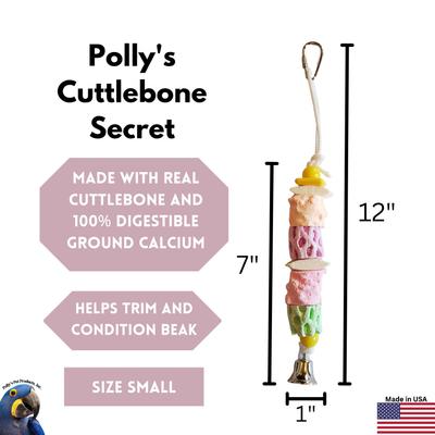 Show full view: Polly's Pet Products Cuttlebone Secrets Bird Perch, Small slide 2 of 6
