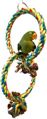Show full view: Polly's Pet Products Double Bird Ring & Swing, Large slide 2 of 7