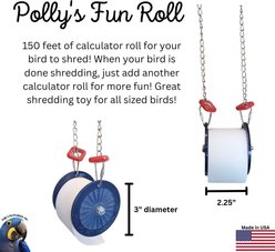 Polly's Pet Products Fun Roll Bird Toy, Small slide 2 of 3