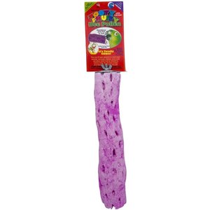 Polly's Pet Products Grape Flavor Tooty Fruity Bee Pollen Bird Perch, Purple, Large