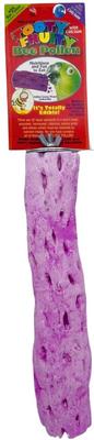 Show full view: Polly's Pet Products Grape Flavor Tooty Fruity Bee Pollen Bird Perch, Purple, Large slide 1 of 10