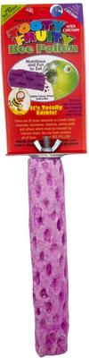 Show full view: Polly's Pet Products Grape Flavor Tooty Fruity Bee Pollen Bird Perch, Purple, Medium slide 1 of 10