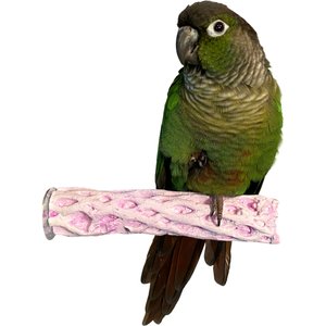 Polly's Pet Products Grape Flavor Tooty Fruity Bee Pollen Bird Perch, Purple, Small