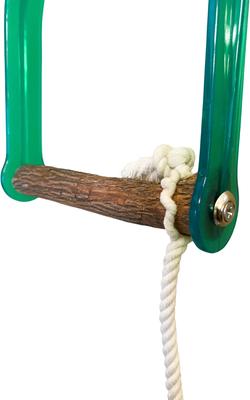 Show full view: Polly's Pet Products Hardwood Arch Bird Swing, Green/Brown, Small slide 5 of 8
