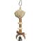 Show in main carousel: Polly's Pet Products Hawaiian Flower Bird Toy, Brown, Medium slide 1 of 4