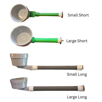 Show full view: Polly's Pet Products Mess Less Cup Bird Perch, Green, Small Short slide 9 of 10