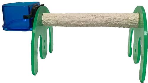 Show full view: Polly's Pet Products Mini Bird Stand, Green, X-Small slide 1 of 4