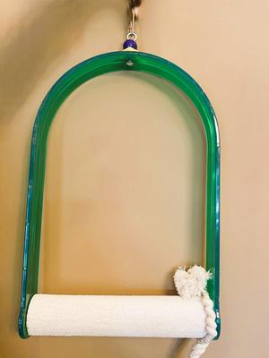 Show full view: Polly's Pet Products Nail Trimming Arch Bird Swing, X-Large slide 6 of 9