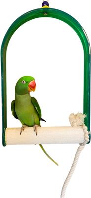 Show full view: Polly's Pet Products Nail Trimming Arch Bird Swing, X-Large slide 2 of 9