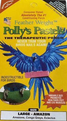 Show full view: Polly's Pet Products Pastel Bird Perch, Green, Large slide 8 of 10