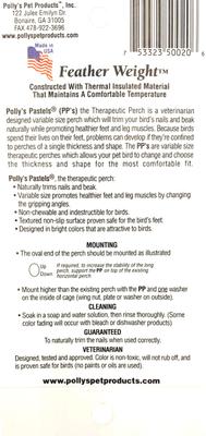 Show full view: Polly's Pet Products Pastel Bird Perch, Orange, Large slide 8 of 11