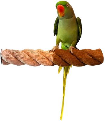 Show full view: Polly's Pet Products Sand-E-Rope Bird Perch, Brown, Large slide 2 of 7