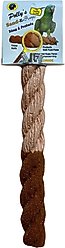 Polly's Pet Products Sand-E-Rope Nail Trimming Bird Perch, Brown, Medium